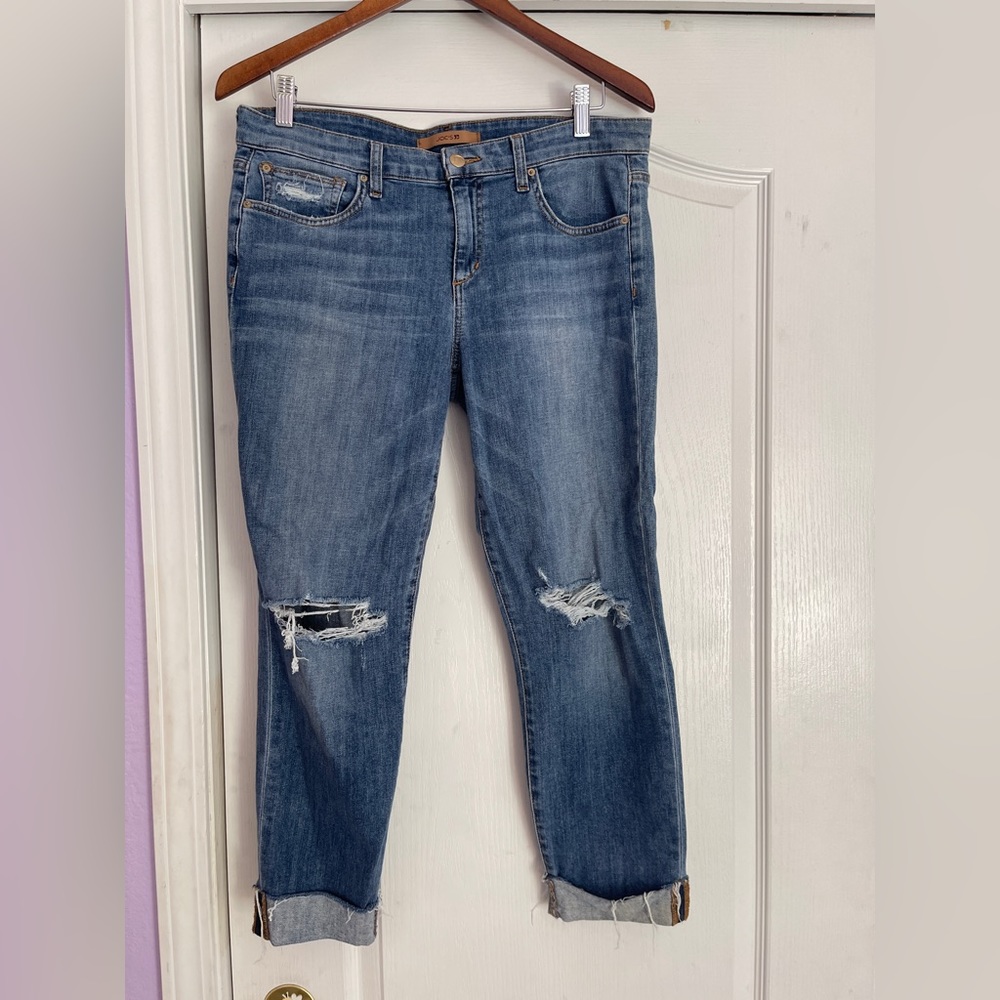 Joe’s Jeans Smith Mid-Ride Straight Crop W-29